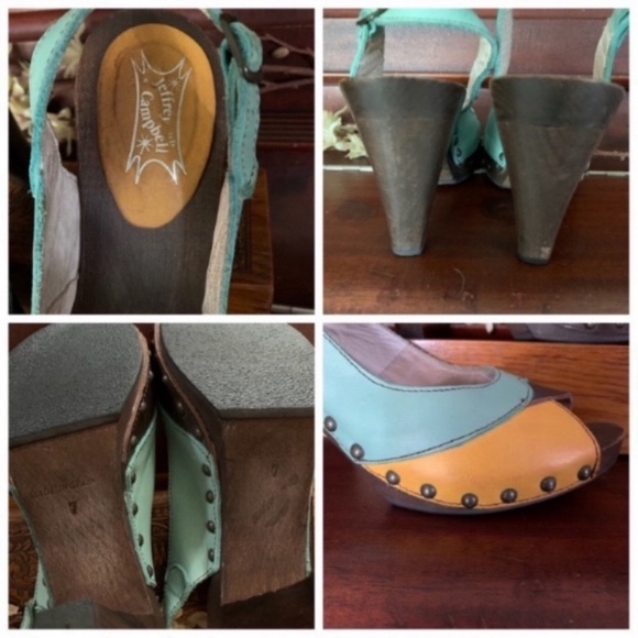 Retro Delight Jeffrey Campbell Studded Slingbacks - Picture 10 of 16